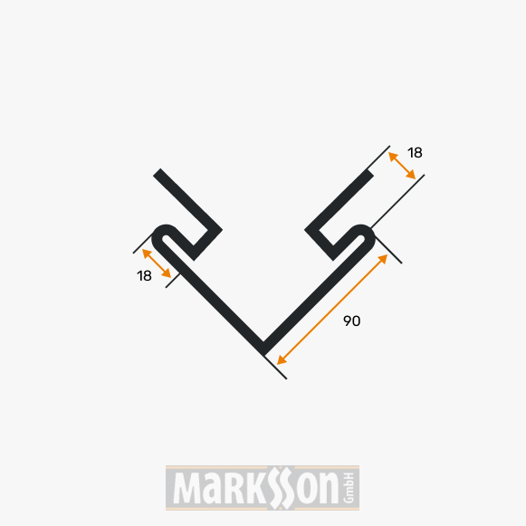 Внешний угол для сайдинга в Marksson